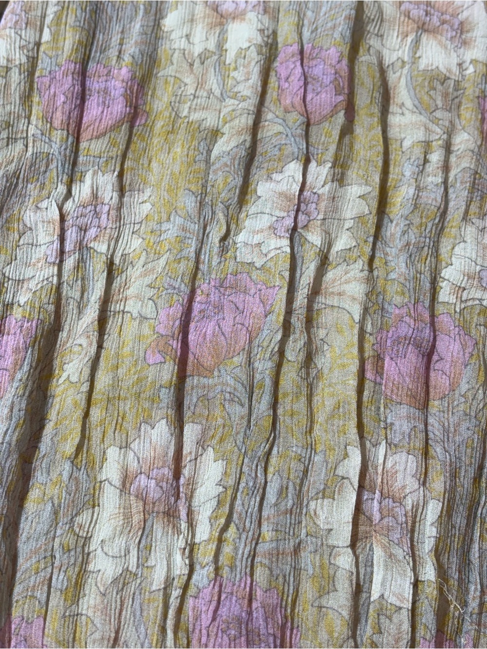 Zara ZW Collection Semi Sheer Floral Balloon Pants M - Picture 3 of 12